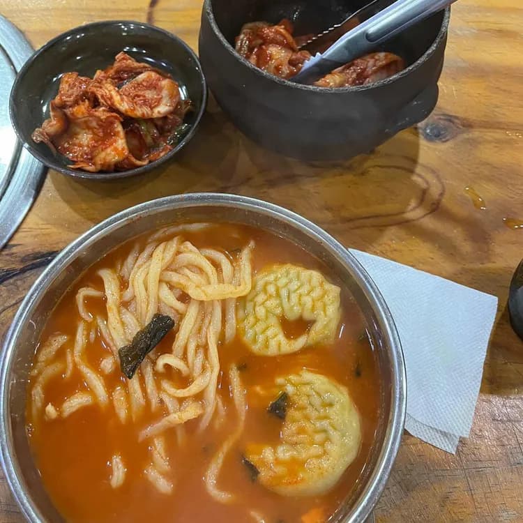 부자바지락칼국수