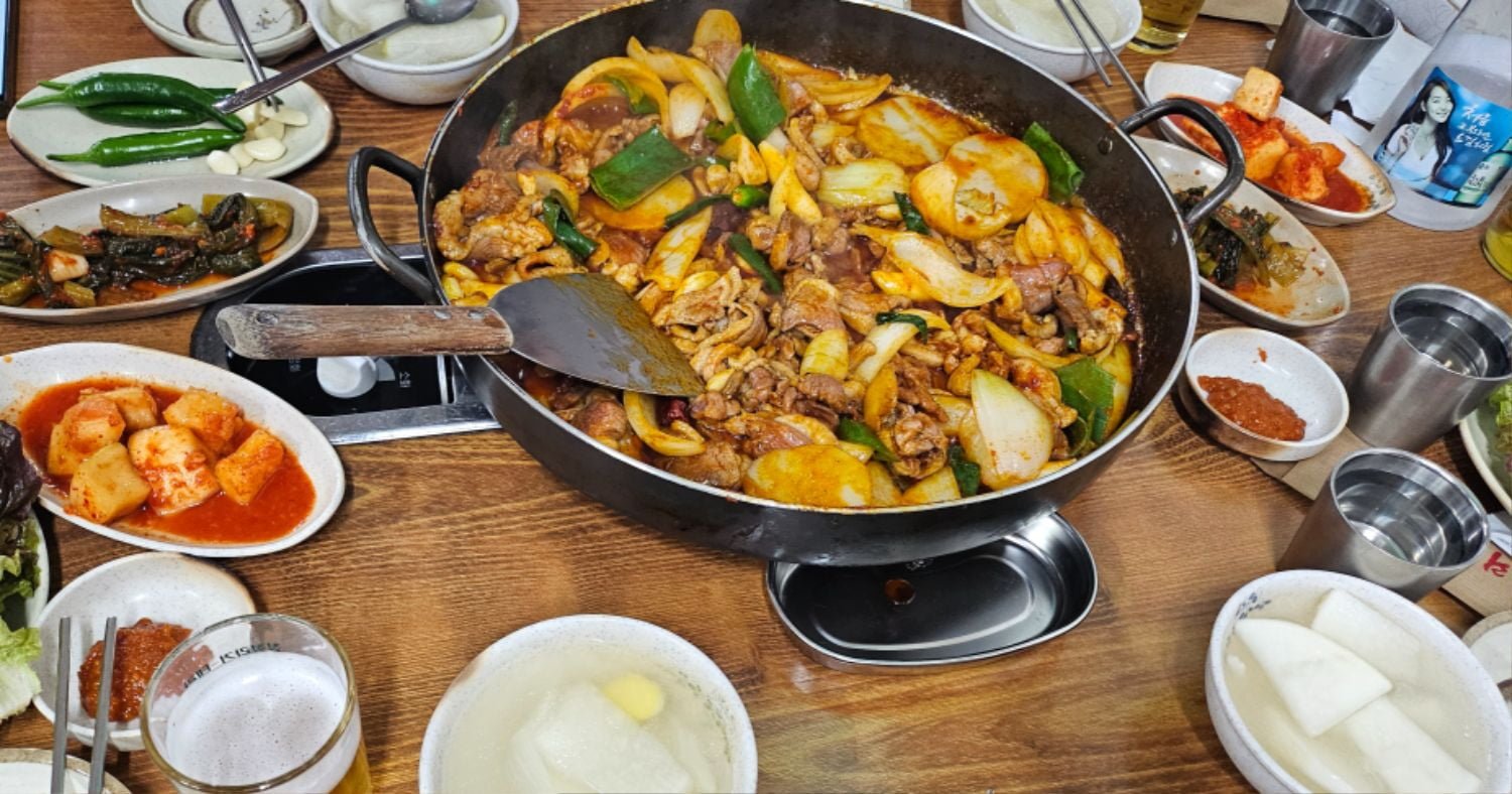 본가백구오리불고기