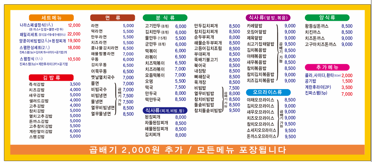 김밥나라 월계점