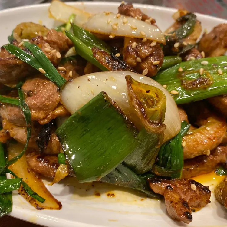 황금유황오리전문점 부추덕