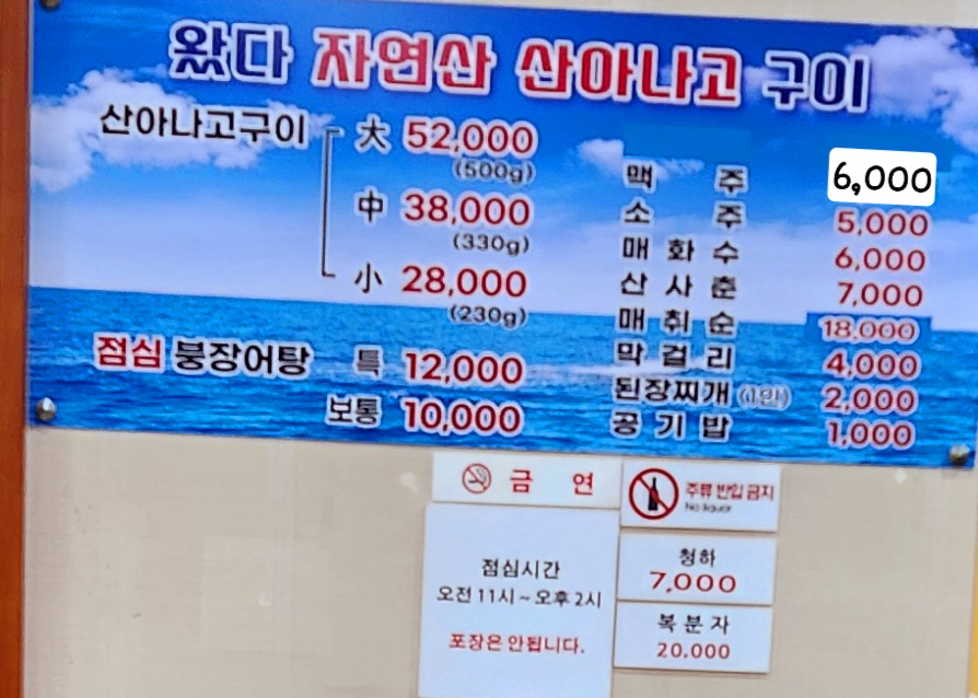 왔다산아나고구이